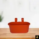 Railing Planter 13 Red