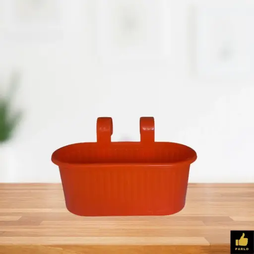 Railing Planter 13 Red